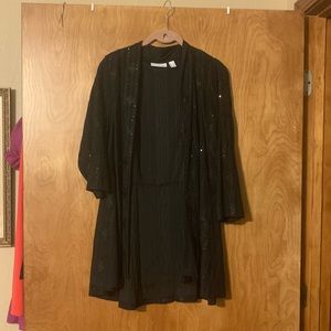 Susan Graver cardigan with sequins